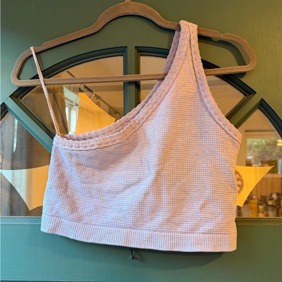 Urban Outfitters Lilac One-Shoulder Top - Picture 2 of 3